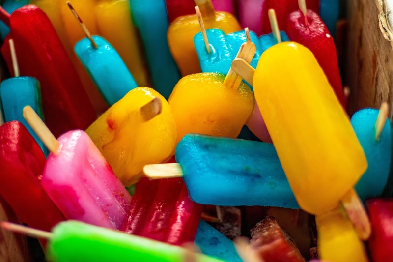 Dragon Breath Popsicles